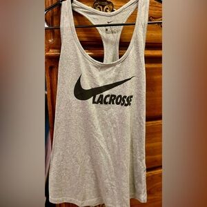 Nike Dri-FIT Heather Gray Tank Womens Small